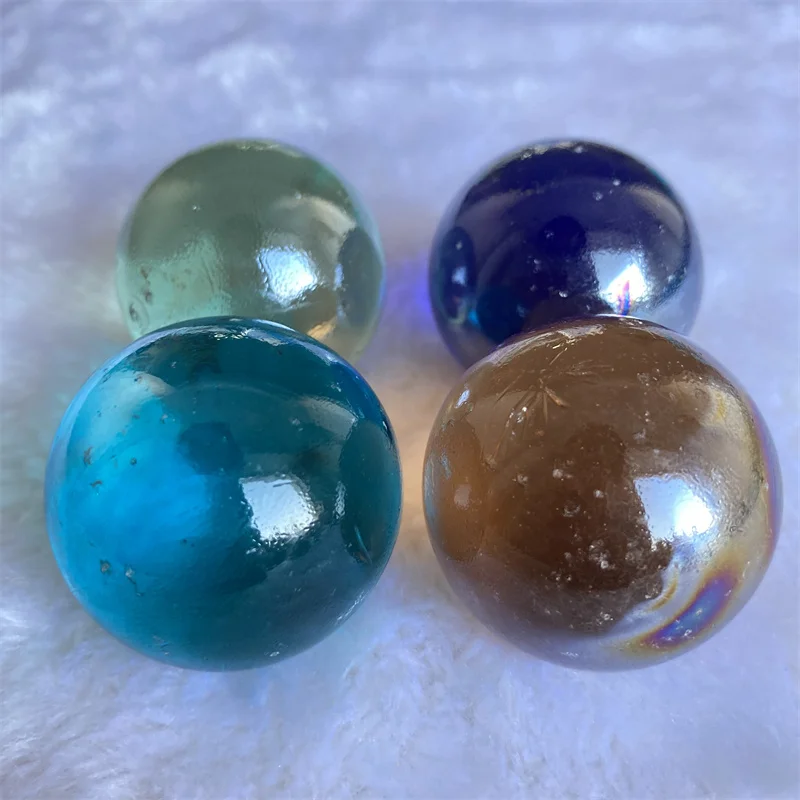 Детская игрушка украшение для дома разноцветный фарфоровый стеклянный мраморный шар