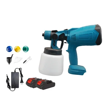 Cordless Electric Sprayer with Rechargeable Lithium Battery Portable Power Spray Guns Machine