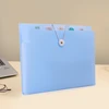 Sac accordéon bleu à 5 poches