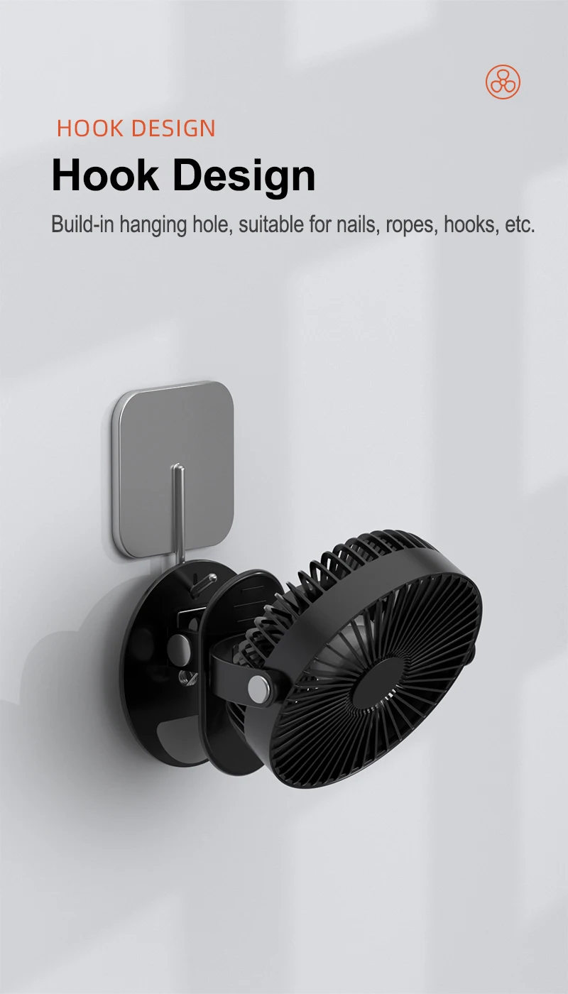 Table Fan, Portable, USB, Brushless - detail 10