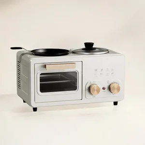 New Fashion Portable 3-in-1 Electric Breakfast Maker: Multi-Function Oven, Frying Pan & Egg Cooker