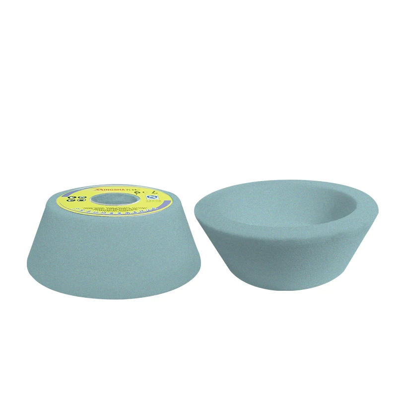 High Grinding Efficiency and High Precision Stone Grinding of China Supplier Ceramic Flat-shaped Vitrified GREEN Grinding Wheel