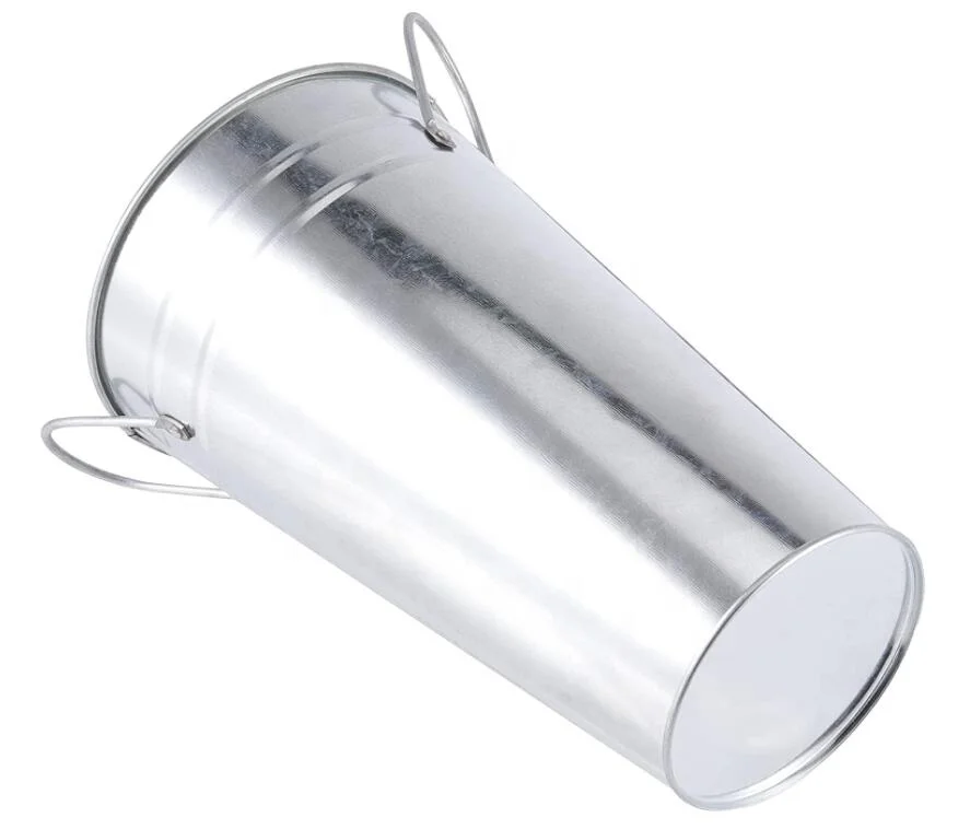 Искусственные растения, украшение для дома, металлическая ваза, Конструкция Ведра, оцинкованные цветы, ведро