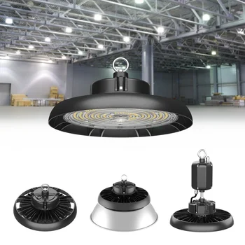 100W 150W 200W 240W Waterproof IP65 LED UFO High Bay Lights for Industrial Factory Garage Workshop Gymnasium