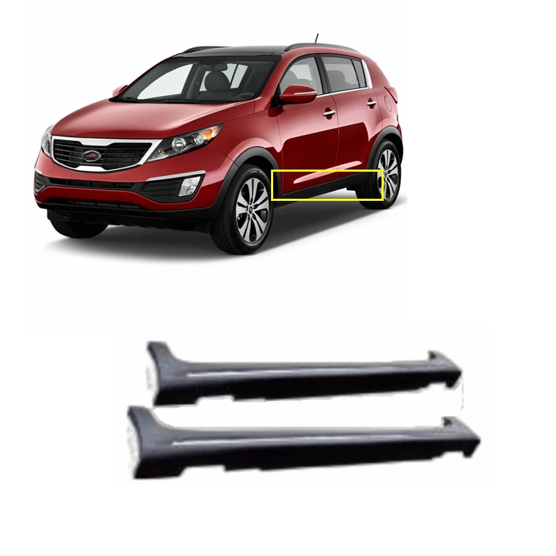 good price quality car auto parts side skirt bumper splitter winglet diffuser for KIA sportage 2014