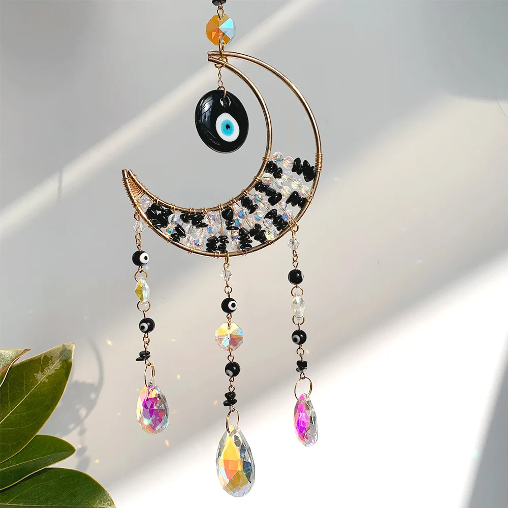 Wholesale High Quality Natural Crystal Sun Catcher Moon Sun Catchers ...