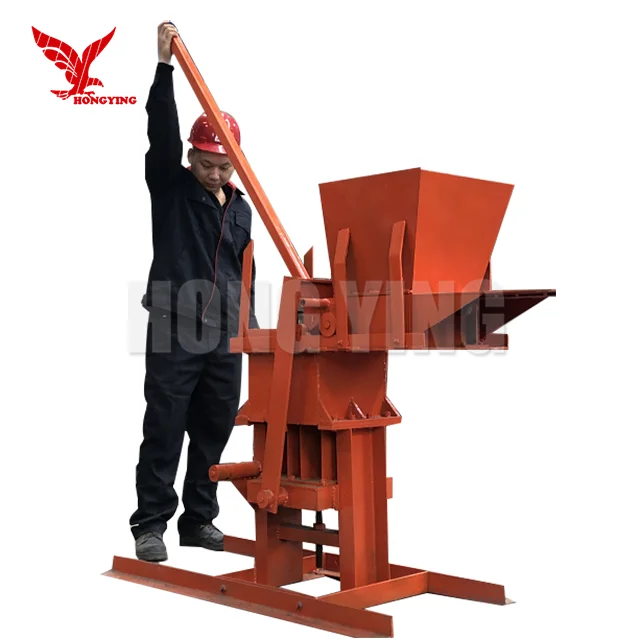 jz-1 manuel fabrication de briques moule/argile brique faisant la machine  fournisseur