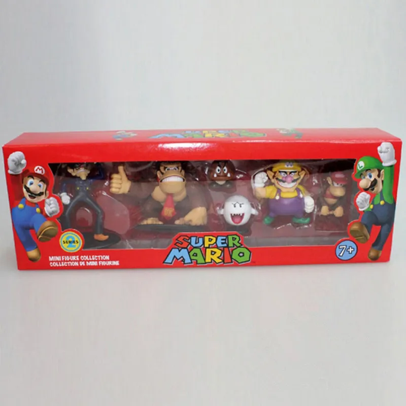 Dihao Hottest Sold 8cm Supers Mario Toy Mario Bros Series Supers Mario ...