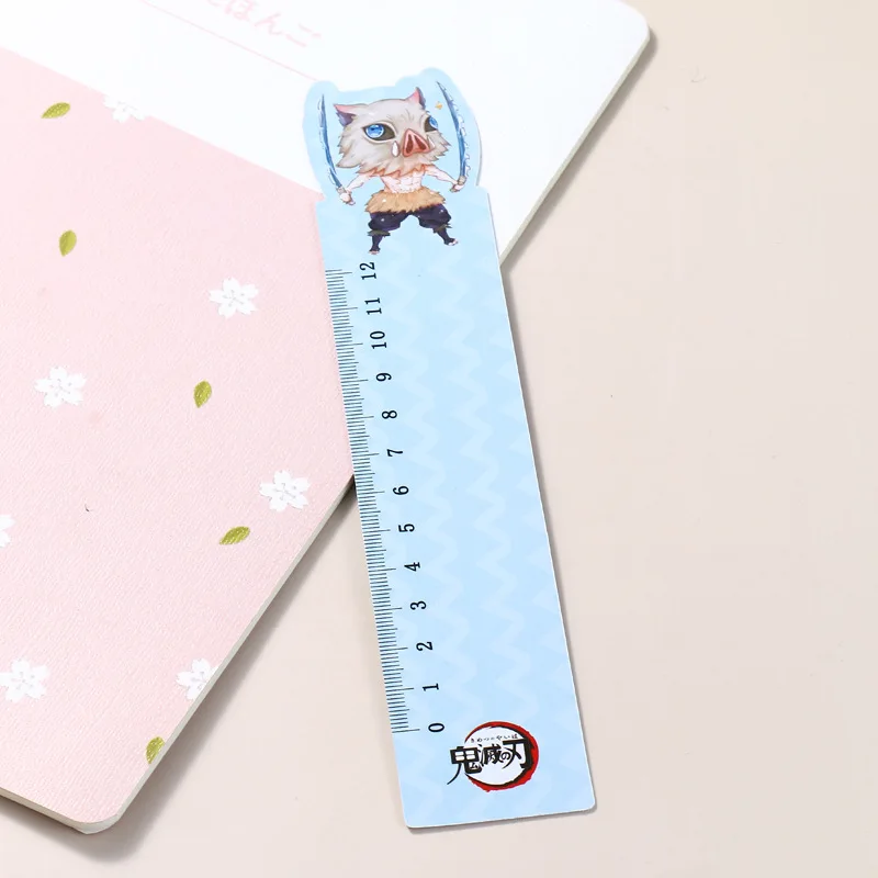 16*3 см 8 видов конструкций PVC красочный прямая Линейка аниме демон убийца линейки рисунок пластиковая