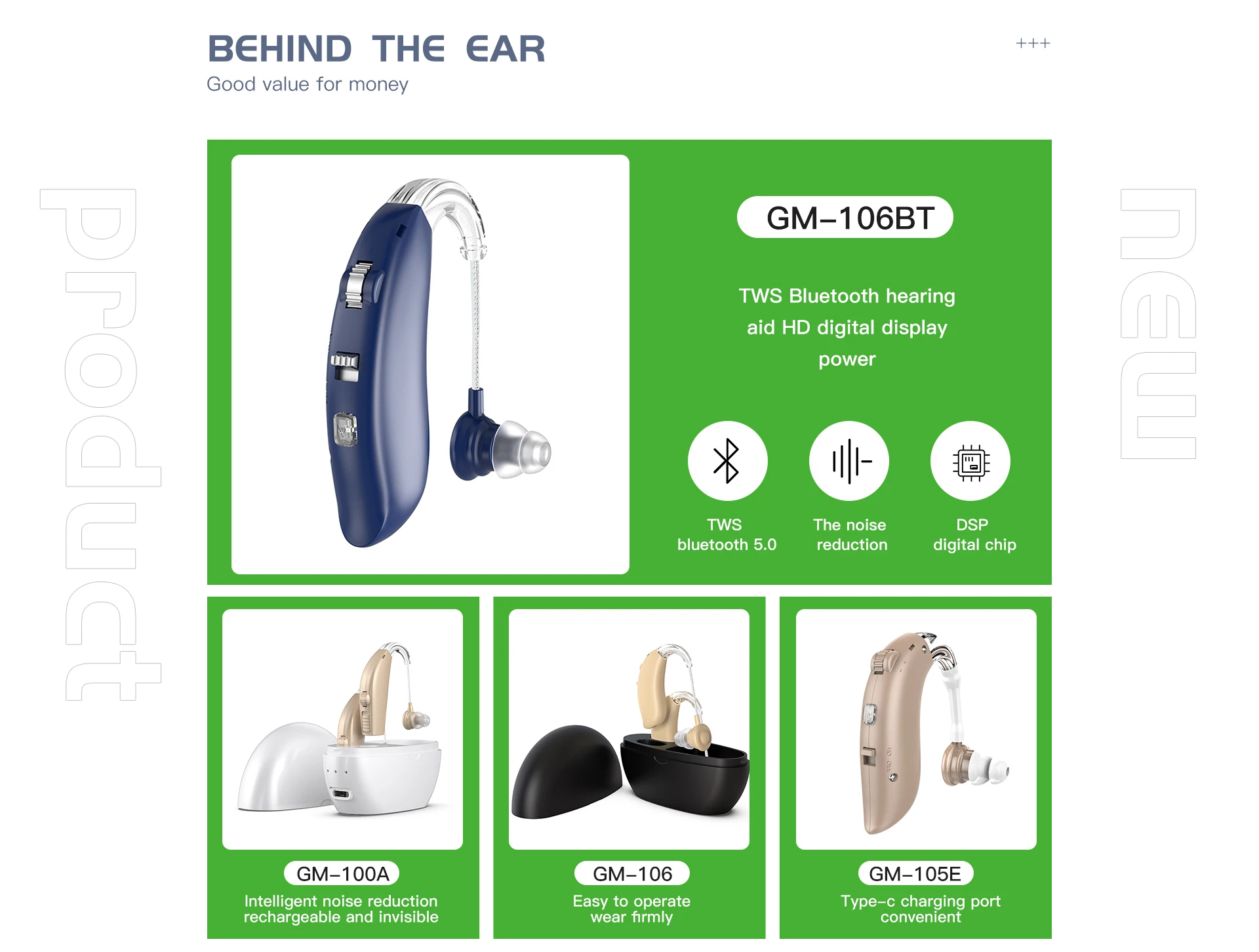 Goodmi Intelligent (Shenzhen) Co., Ltd. Hearing Aid, Bluetooth