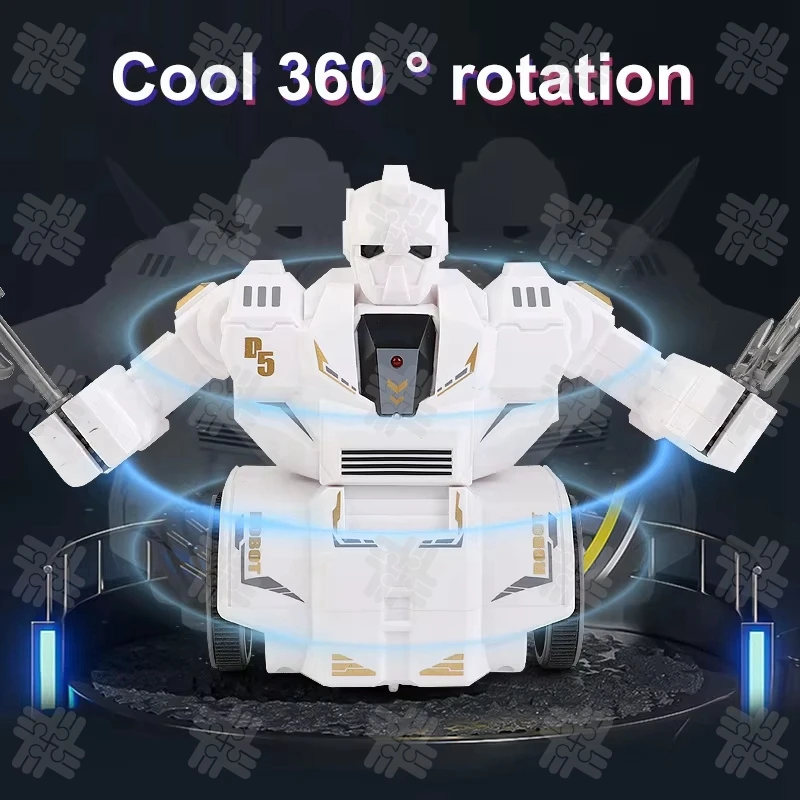 KW 2025 Newest Intelligent Remote Control Battle Robot Rc Pk Robot 360 Degree Stunt for Kids Adults Interaction Fighting Toy