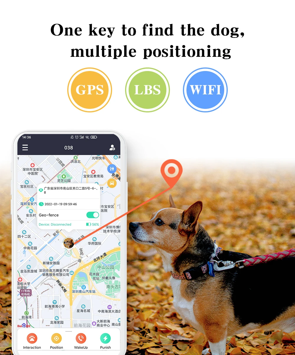 Pet Smart Gps Tracker Pet Collar Anti Lost Micro Gps Dog Cat Animal