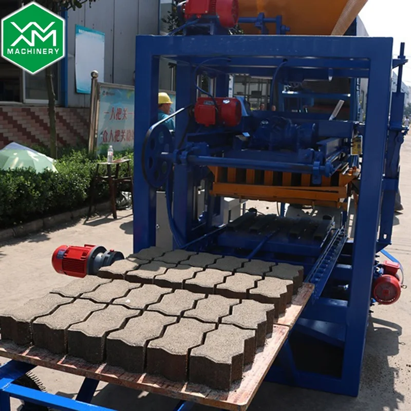 QT4-24 Lightweight Cement Concrete Block Making Machine