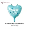 Blue Baby Boy Heart Balloon