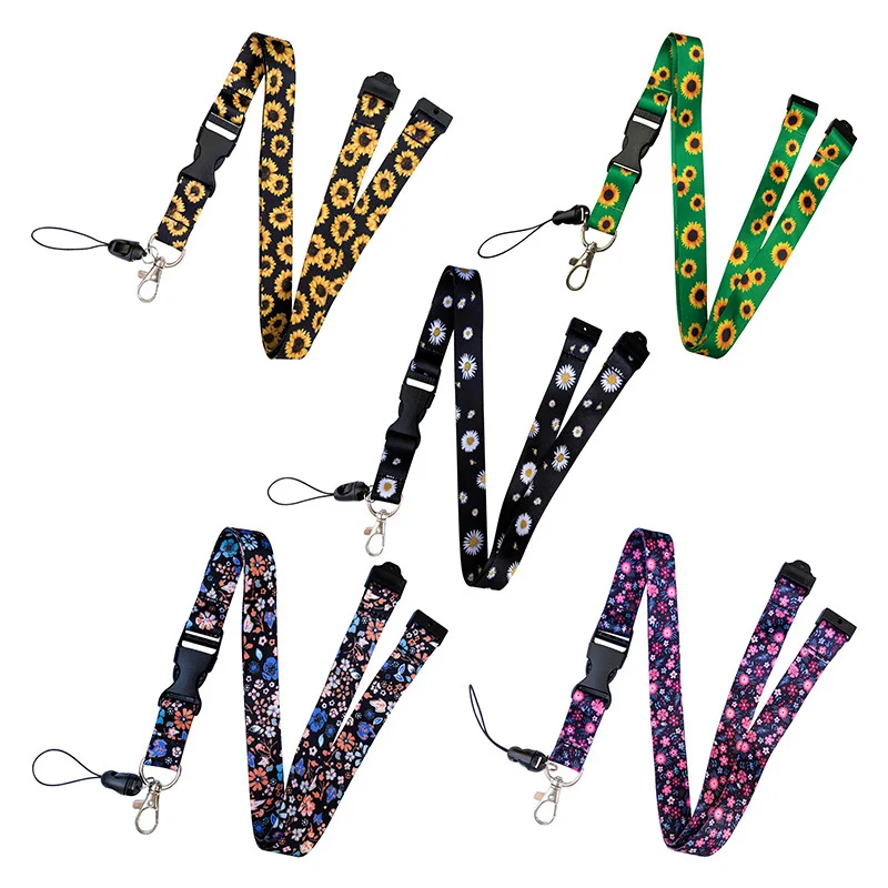 Oem Sublimation Polyester Lanyards Neck Strap Id Card Badge Lanyard ...