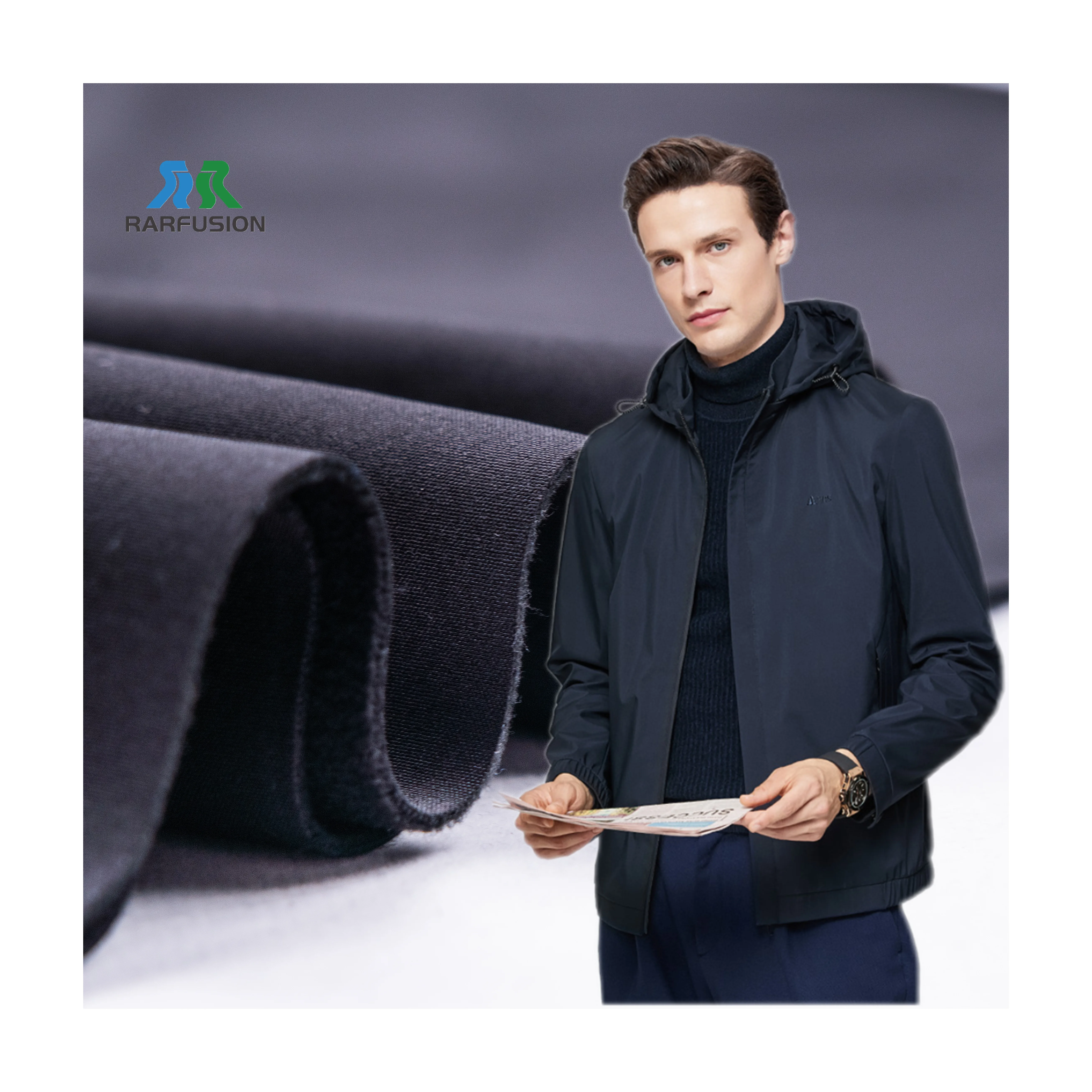 Best Sale New Design Stretch Fabric Four Way Stretch Composite Polar Fleece Fabric for Hoodie Garment Jacket