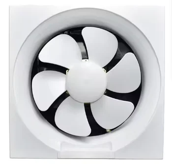 8 10 12 inch Home Bathroom Auto Shutter Small Size AC plastic electric Window Wall Mounted exhaust fan