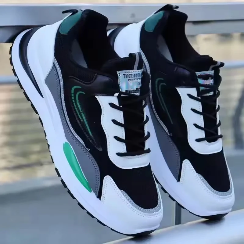 Factory Design Logo Walking Style Shoes for Man Woman Summer Mesh Upper Large Size Lighting  Sneaker