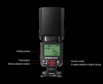 TRIOPO Flash TR-950II TR950ii Light Speedlite with G4 Trigger Universal for 650D 550D 450D 1100D 60D 7D 5D Cameras detail image