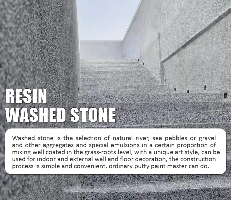 Decorative Resin Wash Stone Various Colors Available for Indoor ...