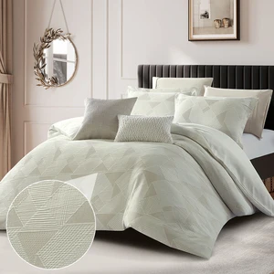 For KOSMOS Customized Luxury Jacquard 8pcs Modern Bedding Comforter Set for Bedroom Space