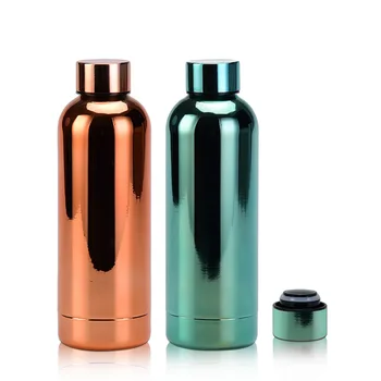 Large Size Electroplated Stainless Steel Vacuum Flask Insulated Tumbler for Hot and Cold Beverages