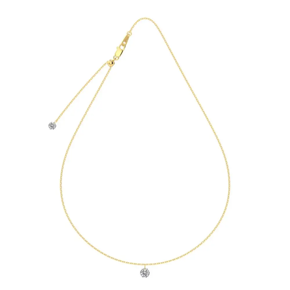 KAKODIY Luxury 925 Sterling Silver Jewelry 18K Gold Plated Cubic Zirconia Ring Pendant Necklace detail 5