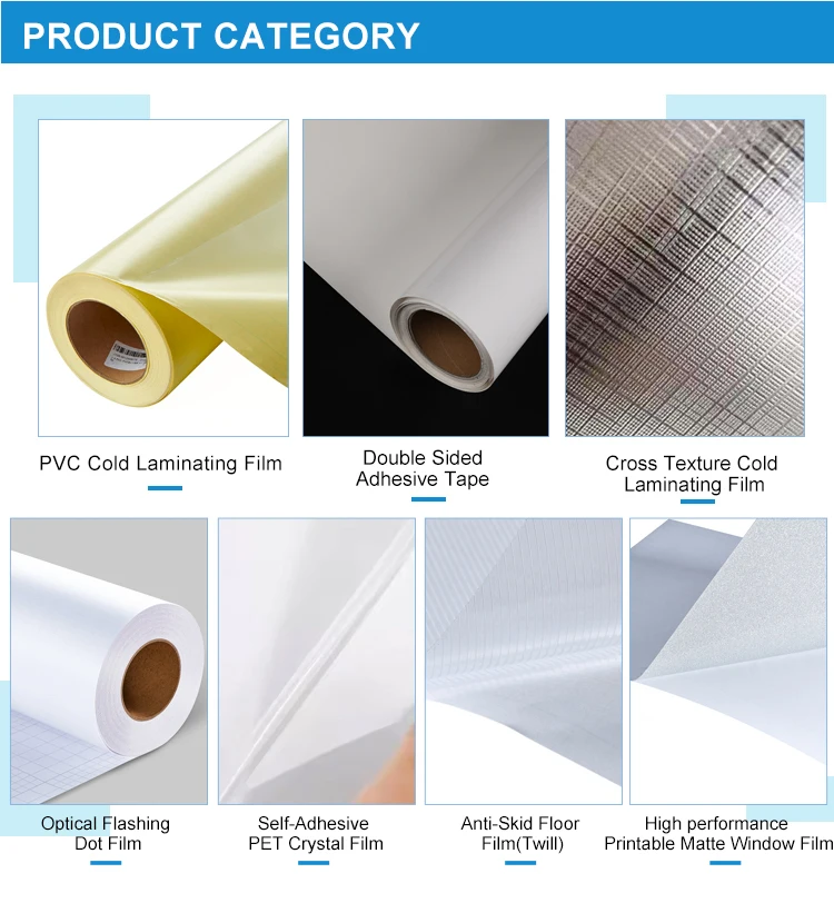Super High Quality Cross Texture Cold Laminating Film Roll Moisture Proof-Manufacturer Supply Wholesale Price supplier