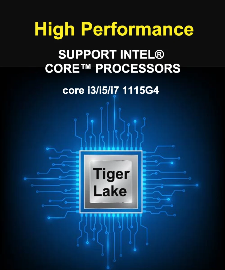 Wide Temperature Range Industrial Motherboard Core 1135g7 Embedded