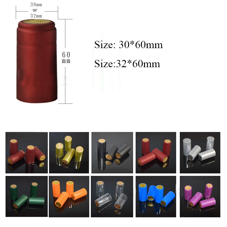 Customized Vodka Whiskey Liquor Bottle Wine Glass Bottle Heat Shrink