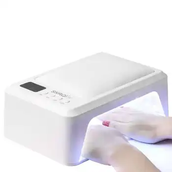 New Style 72W Professional Manicure Cordless Portable Rechargeable Pedicure Nail Dryer RED UV LED Light Lamp With Salon