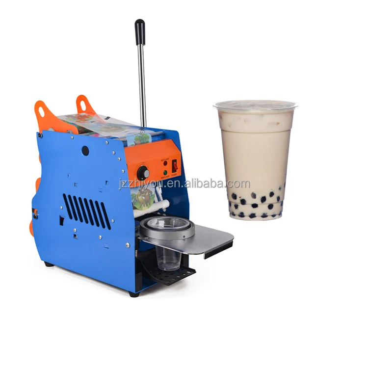  Boba Tea Cup Sealer Machine Fully Automatic Plastic