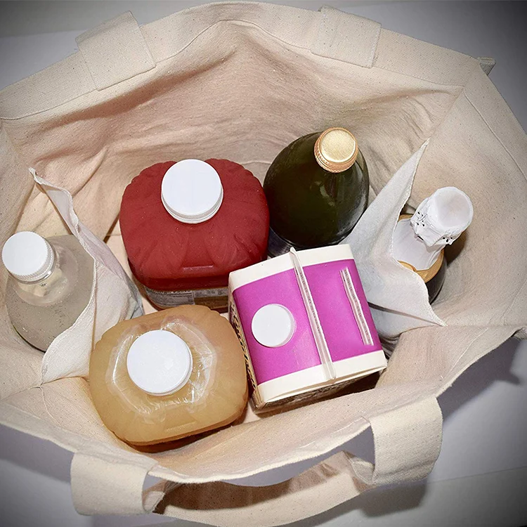 Recycle Organic 100% Plain Cotton Shopping Bag Reusable Cotton Canvas Tote Bags With Custom Printed Logo