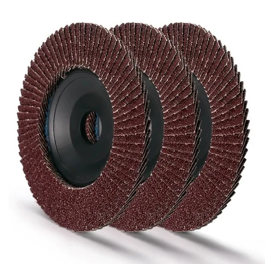 Factory Wholesale 4 inch Calcined aluminum oxide Zirconia alumina Brown emery Flap disc grinding and polishing