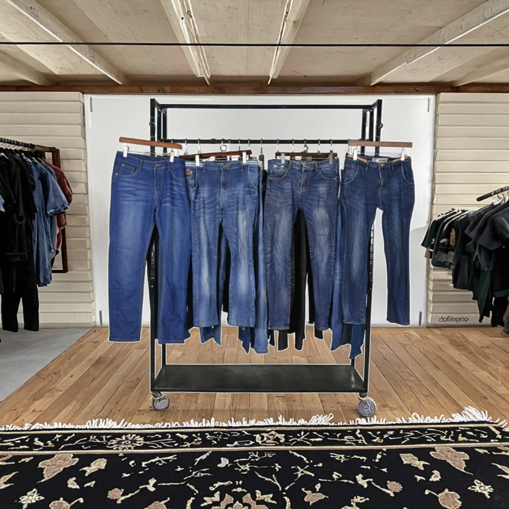 Shop High-Quality Used Men's Jeans for Sale in Zambia