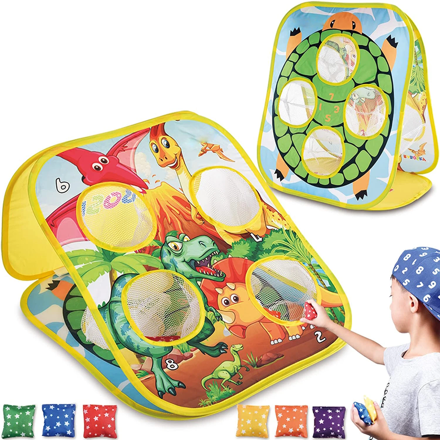 Bean Bag Toss Game For Kids Cool Toddler Toy Gifts For 2 3 4 5 Year Old  Boys Birthday Outdoor Play Interactive Toys - Buy 3-4 Year Old Boy Toys 3+  Year