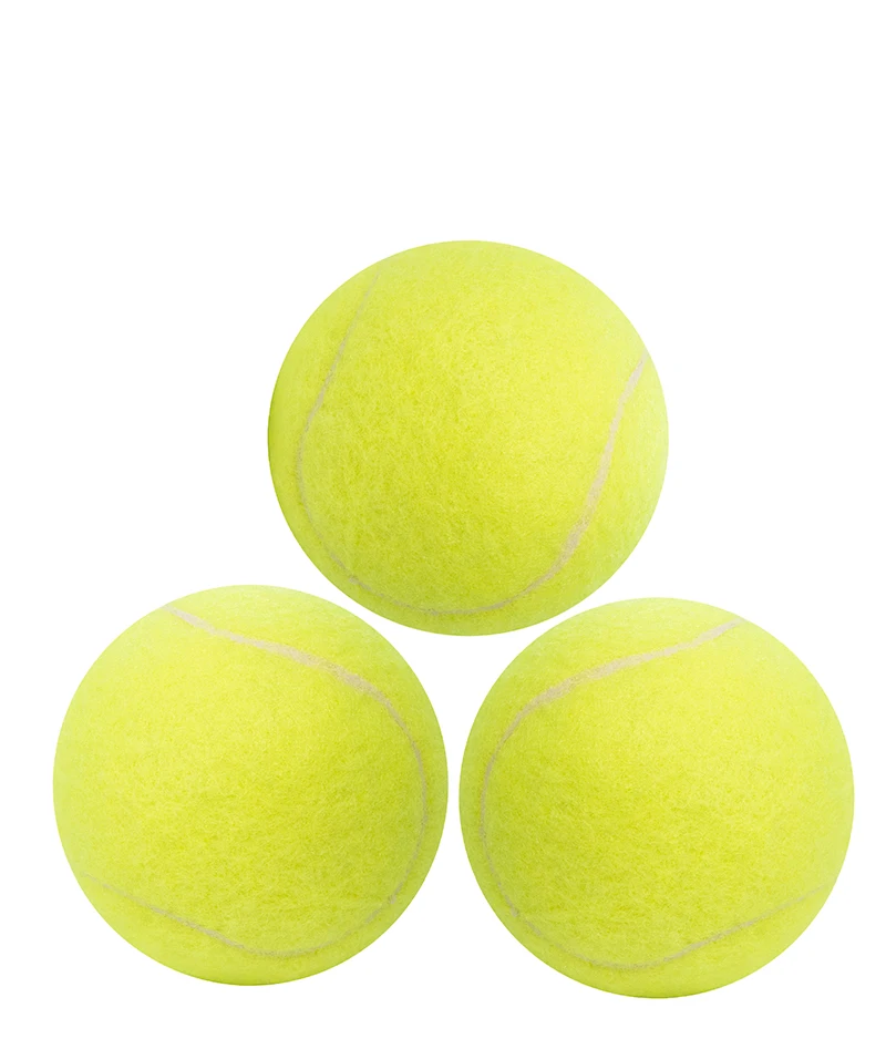 Высококачественные теннисные мячи оптом по заводской цене, тренировочные мячи palla da bola с пользовательским логотипом, Желтые Теннисные Мячи