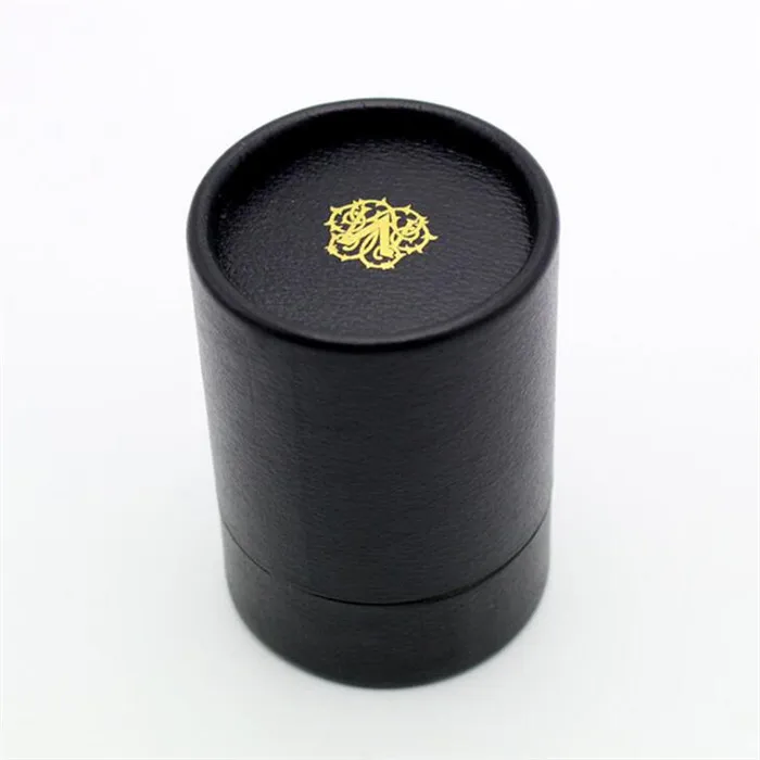 Custom Biodegradable Printed Black Food Packaging Kraft Cardboard Cream Tea Paper Tube
