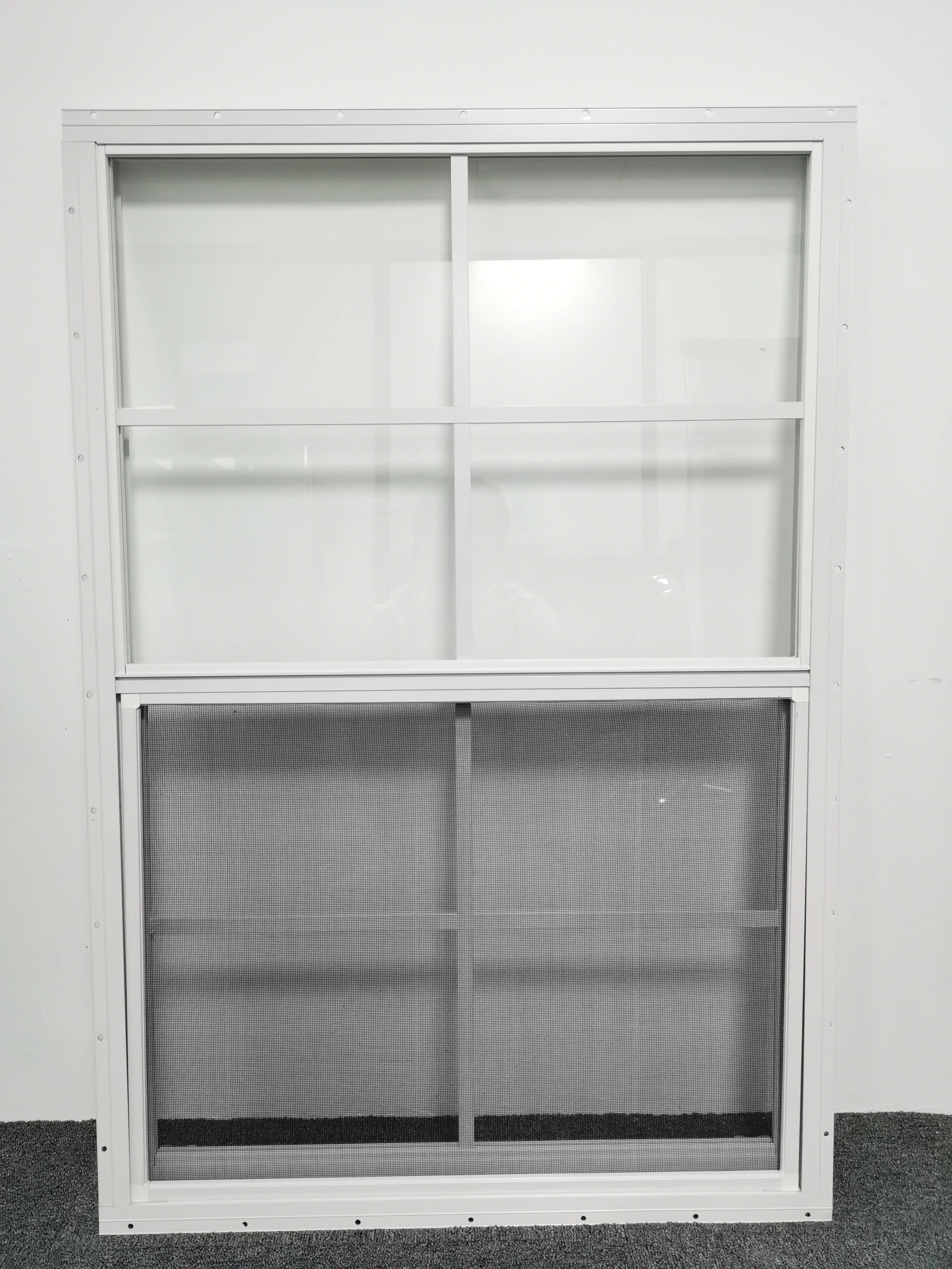 product aluminum vertical sliding shed windows-2