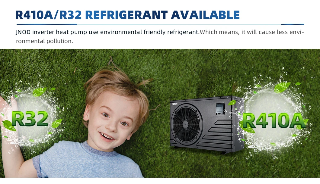 R32 Dc Inverter Air To Water System Hotel Home Swimming Pool Heat Pump