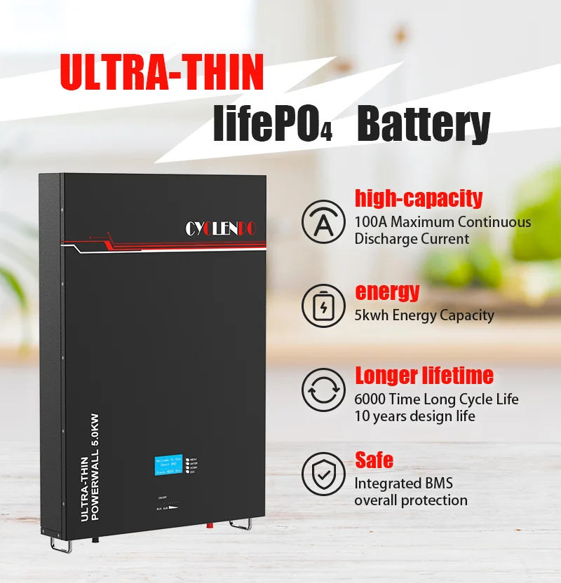 48v Lithium Battery 100ah 5kwh For Solar Home Energy Storage - Buy 48v ...