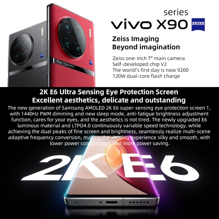 Original Vivo X90 Pro+ 5G Smartphone | 64MP Camera, 12GB RAM