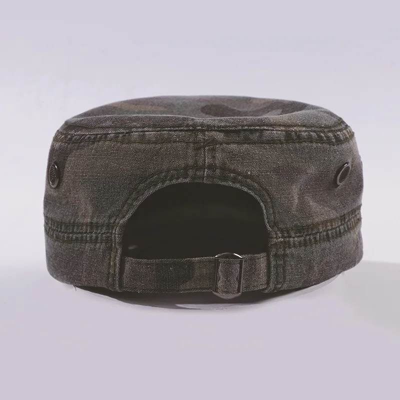 Пользовательский логотип OEM оптовая продажа мужская армейская Военная кадет тактическая хлопковая бейсбольная шляпа повседневные регулируемые плоские коричневые шляпы унисекс