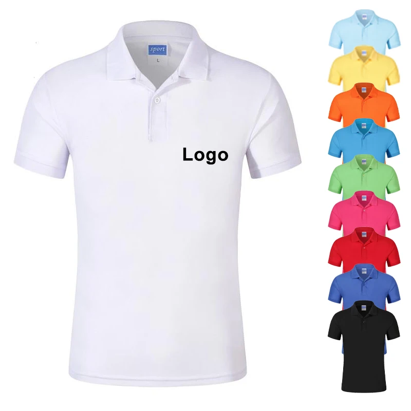 Plain Polo Tshirts With Logo Custom Logo Printed Polo T Shirt ...