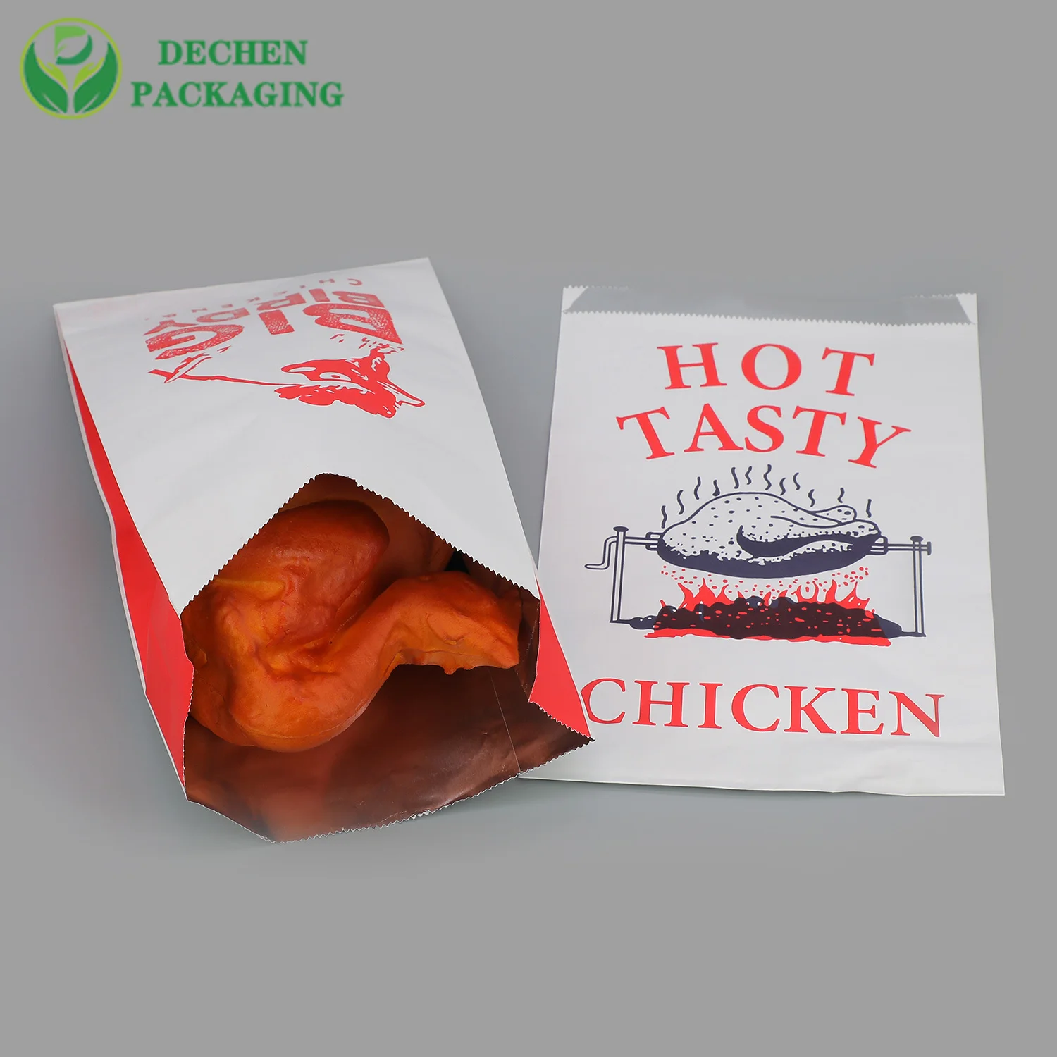 Burger Delivery Butter Package Paper Bag With Aluminum Foil