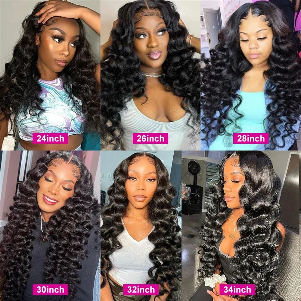 Human Hair Weave Bundle Deep Wave Brazilian Hair Extensions_voghion.com