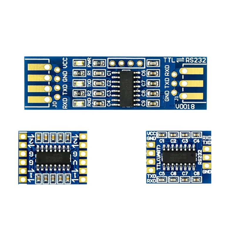 RS232 SP3232 TTL to RS232 Module Gold Plate Electronic Components for ...