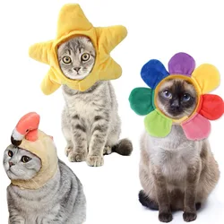 Amazon manufacturer Teddy dress up cat headgear hat pet hat set