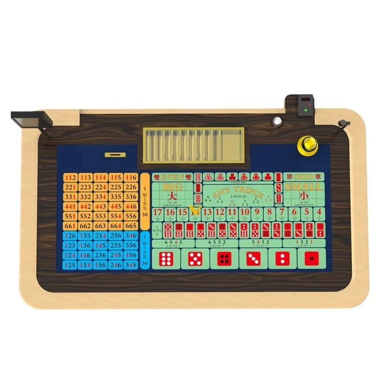 Роскошный Мраморный электронный покерный стол для казино YH Sic Bo большой и маленький с набором аксессуаров стола