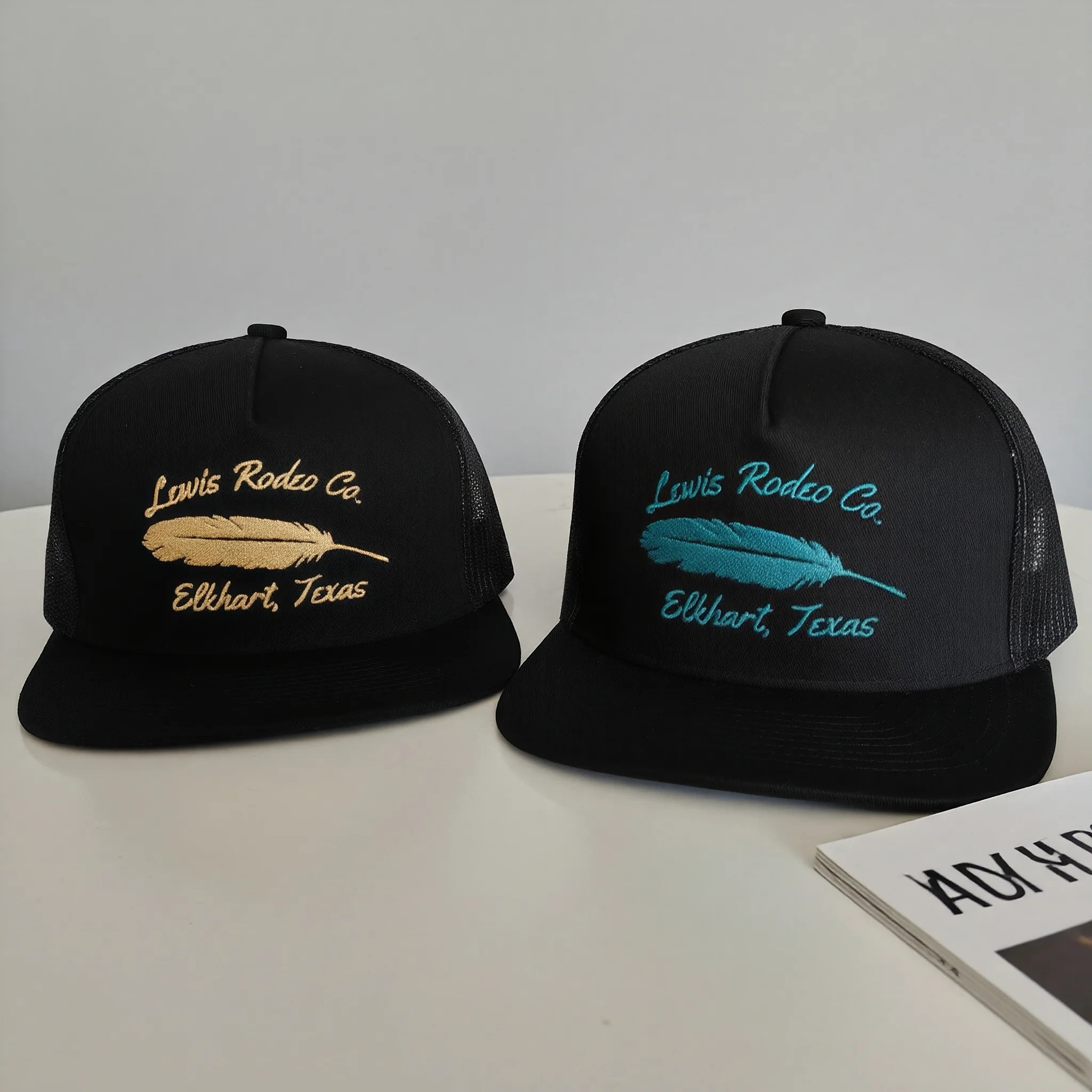 Custom Embroidered 5 Panel Snapback Cap Adjustable Cotton 